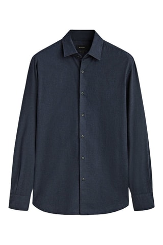 Chemise slim - Bleu marine