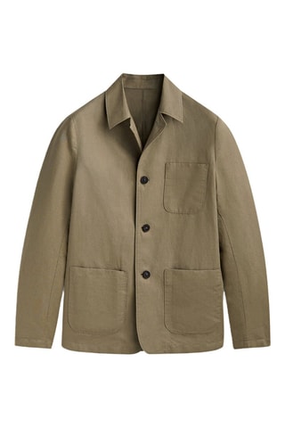 Surchemise en lin - Beige