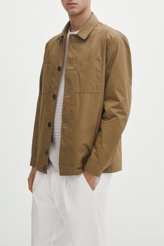 Surchemise en soie - Beige