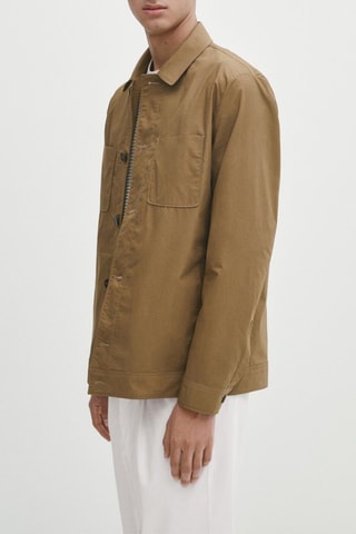 Surchemise en soie - Beige