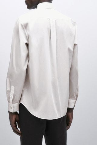Chemise en coton relaxed fit poche - Studio - Blanc