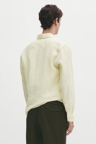 Chemise slim - Jaune