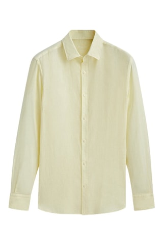 Chemise slim - Jaune
