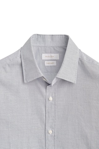 Chemise oxford gaufrée slim fit - Gris