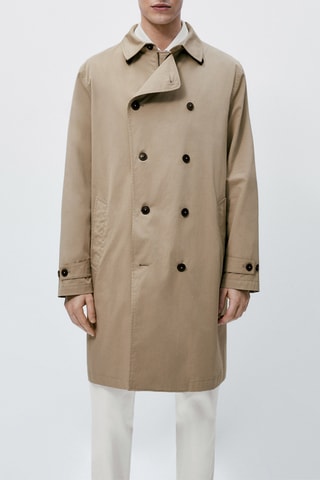 Trench croisé - Beige