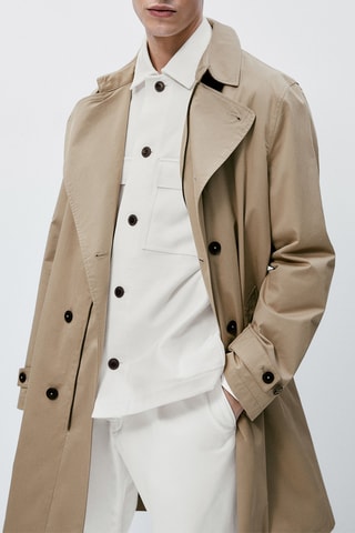 Trench croisé - Beige