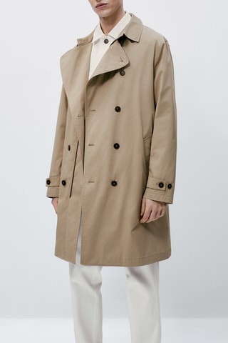 Trench croisé - Beige