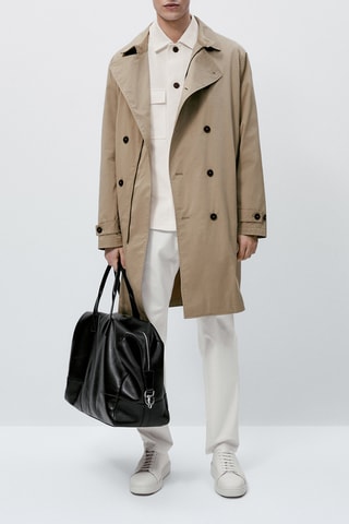 Trench croisé - Beige