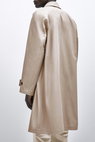 Trench en coton volume - Studio - Ecru