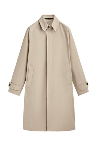 Trench en coton volume - Studio - Ecru