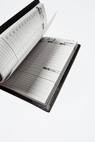 Agenda 2023 cuir nappa - Noir
