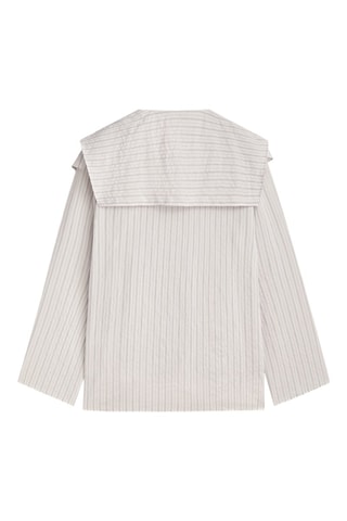 Blouse en laine et cachemire - Blanc