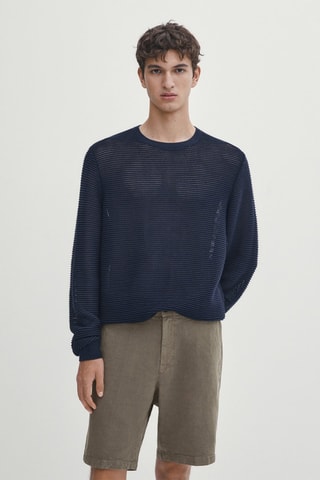 Bermuda en laine - Vert