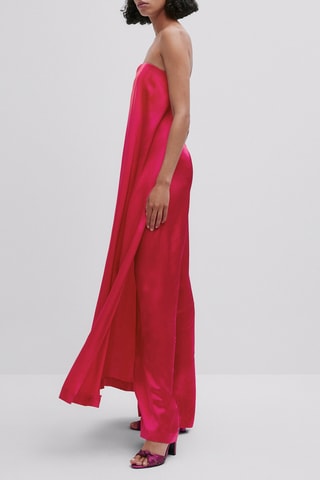 Geplooide Jumpsuit - Studio - Fuchsia
