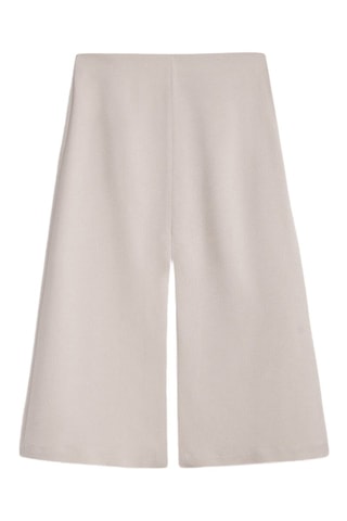 Jupe midi en lin - Ecru