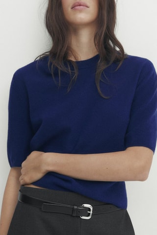 Jupe midi en soie taille haute - Gris foncé