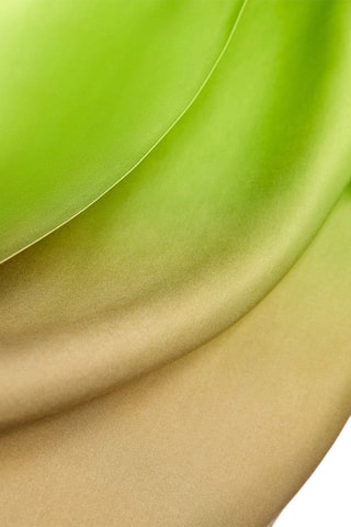 Jupe dégradée nœud sur le côté - Vert citron et kaki