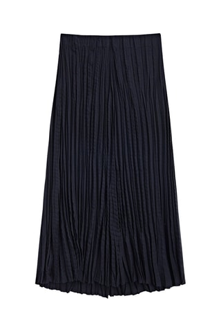 Jupe plissée - Bleu marine