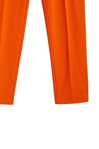 Pantalon de costume  en laine - Orange