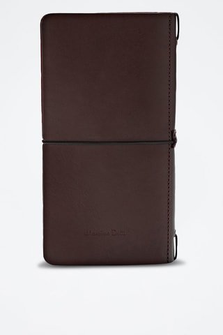 Housse en cuir avec carnet et agenda limited edition - Bordeaux