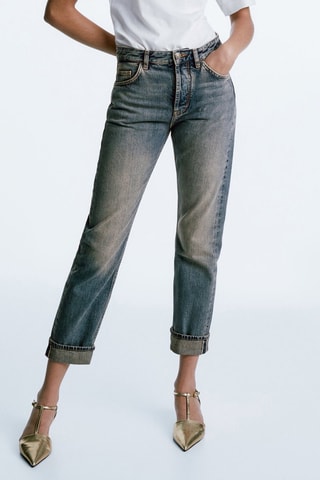 Jean droit selvedge - Bleu