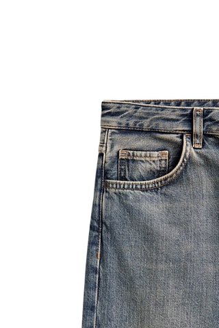 Jean droit selvedge - Bleu