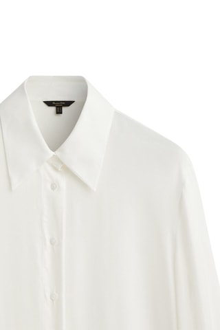 Chemise en soie fendue - Ecru