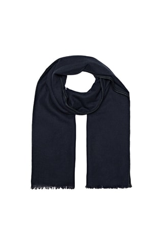 Foulard en laine mélangée - Bleu nuit