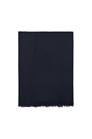 Foulard en laine mélangée - Bleu nuit