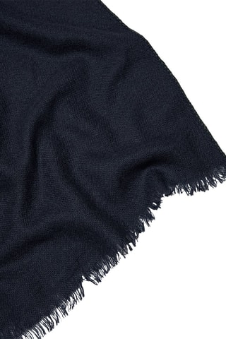 Foulard en laine mélangée - Bleu nuit
