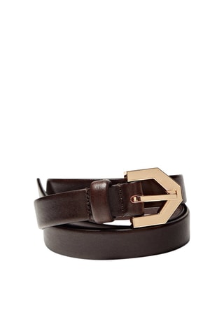 Ceinture en cuir limited edition - Marron