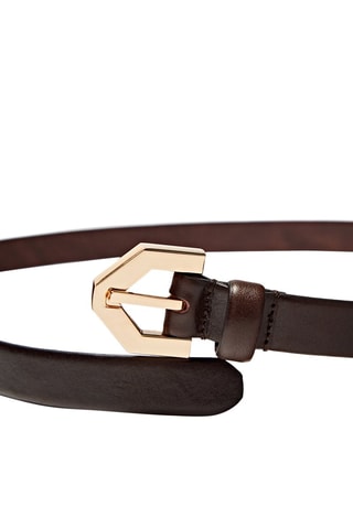 Ceinture en cuir limited edition - Marron