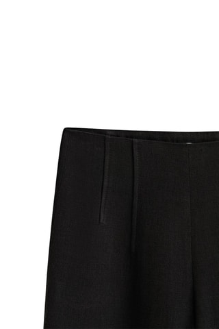 Pantalon costume en lin coutures Limited Edition - Noir