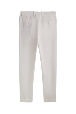 Pantalon en lin pinces relaxed fit limited edition - Ecru