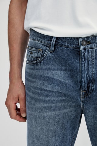 Jean coupe tapered - Bleu