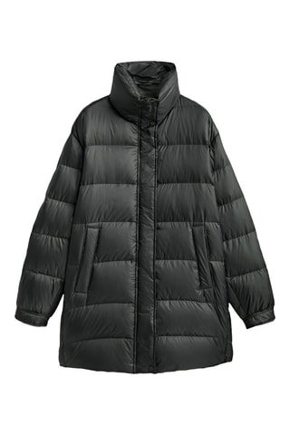 Manteau doudoune matelassé - Vert foncé