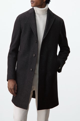 Manteau avec laine intérieur amovible - Noir