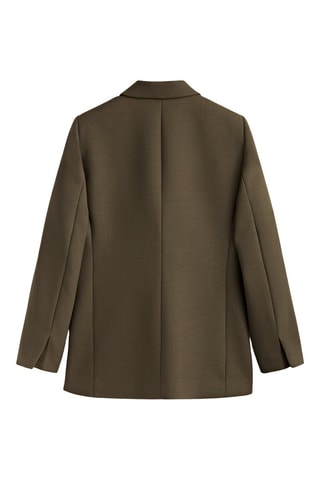 Veste de costume bouton haut - Kaki