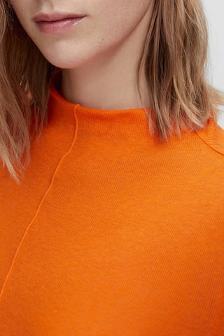 Top manches longues couture centrale - Orange