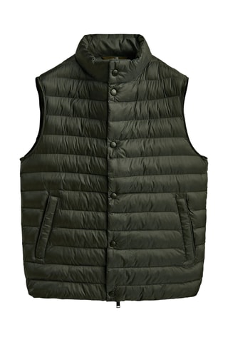 Doudoune matelassée sans manches et légère - Kaki