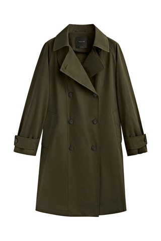 Trench avec du coton - Kaki