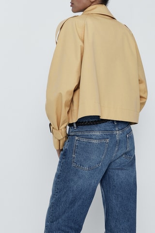 Trench court en coton - Beige