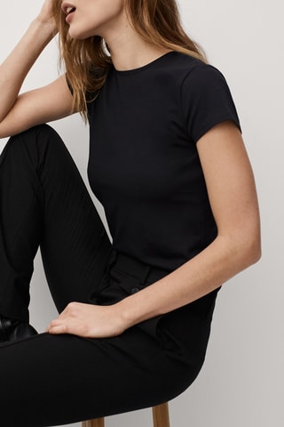 T-shirt coton basic - Noir
