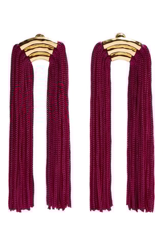 Boucles d’oreilles franges - Studio - Argent