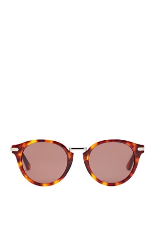 Lunettes de soleil rondes à pont métallique femme - Catégorie 3