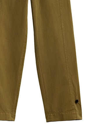 Pantalon détail dans le bas - Vert olive