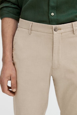 Pantalon chino teinture fil ice cotton - Beige