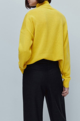 Pantalon droit avec ceinture fine - Noir