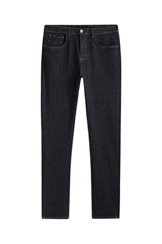 Jean dégommé coupe slim - Noir