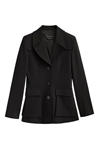 Veste noire poches - Noir